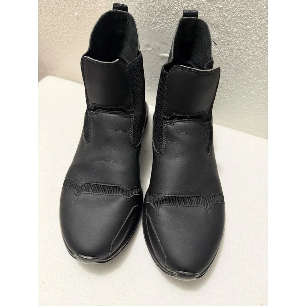 Soulsfeng New York Mens Black High Top Chelsea Sneaker Boots S230218 H EUR 46